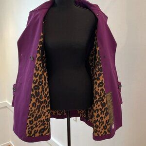 Mackintosh raincoat Purple
